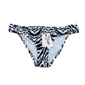 Jessica Simpson Womens Size M‎ Blue Surfers Paradise Hipster Swim Bottoms NWT
